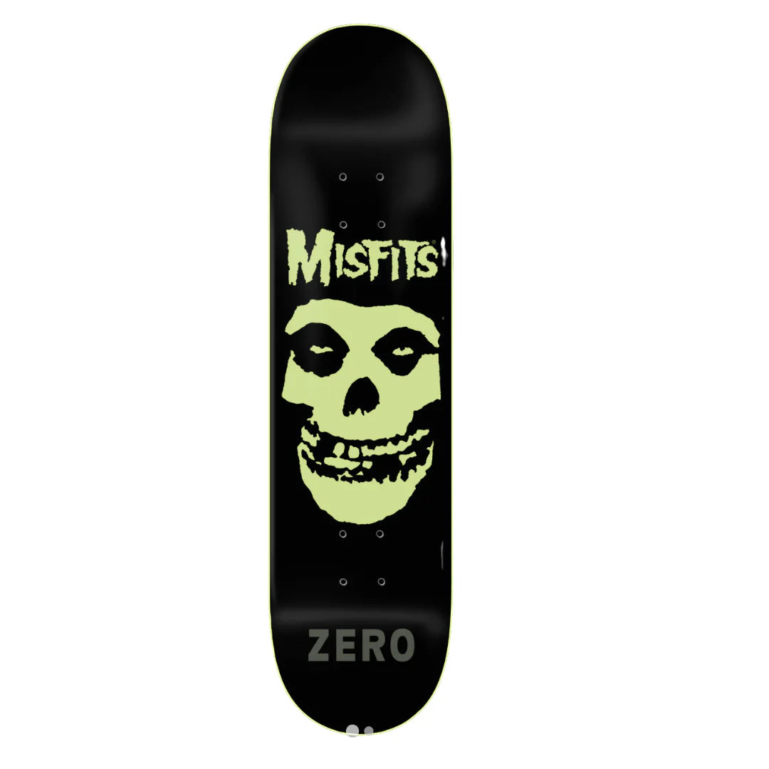 Zero x Misfits Fiend Skull Skateboard Deck 8.25"