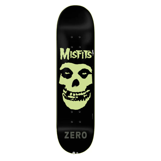 Zero x Misfits Fiend Skull Skateboard Deck 8.25"