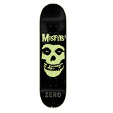 Zero x Misfits Fiend Skull Skateboard Deck 8.25"