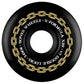 Bones Wheels X Formula V7 Double Locks 99A Black Skateboard Wheels (4Pk)
