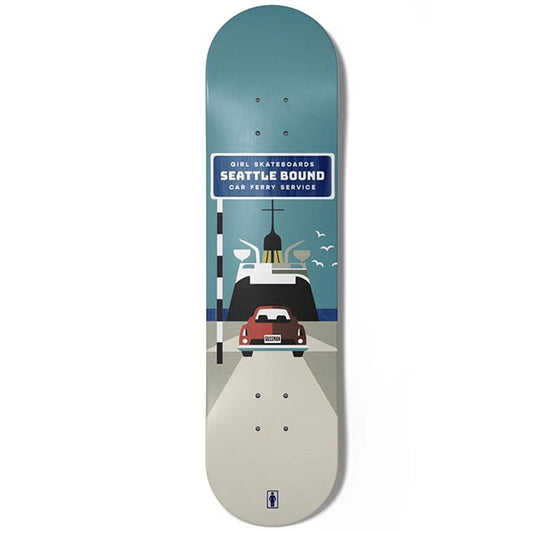Girl Gass Seattle OG Skateboard Deck 8.5"