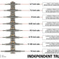 Independent Stage 11 Forged Hollow Skateboard Trucks (Pair)