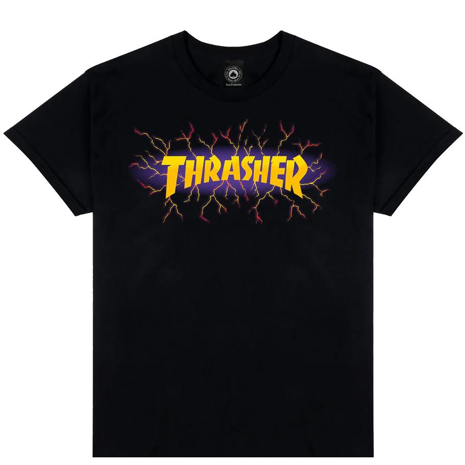 Thrasher Lightning T-Shirt Black