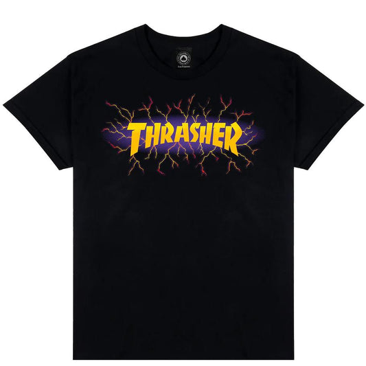 Thrasher Lightning T-Shirt Black