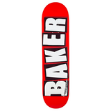 Baker Brand Logo White/Red Skateboard Deck