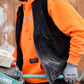 Independent Truck Co Bar Logo Reflective Hooded Sweatshirt Orange/Reflective
