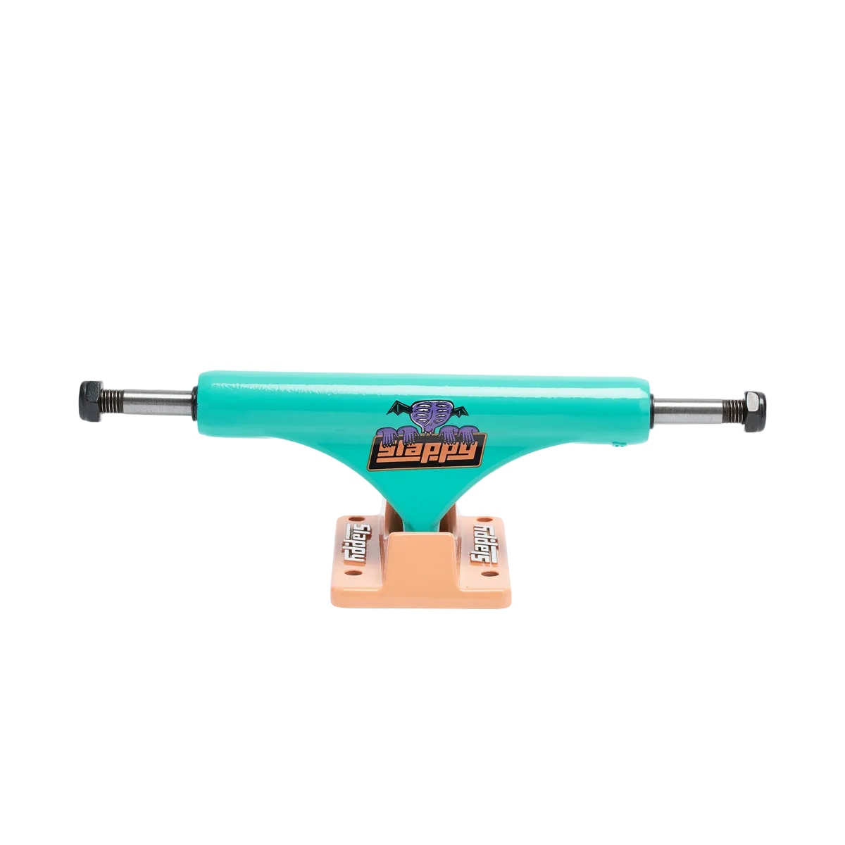 Slappys Curb Creeper ST1 Skateboard Truck Teal/Pink (Pair)
