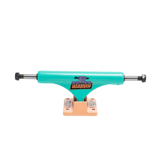 Slappys Curb Creeper ST1 Skateboard Truck Teal/Pink (Pair)