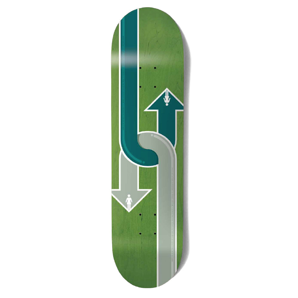 Girl Gass Dual Directional Skateboard Deck 8"