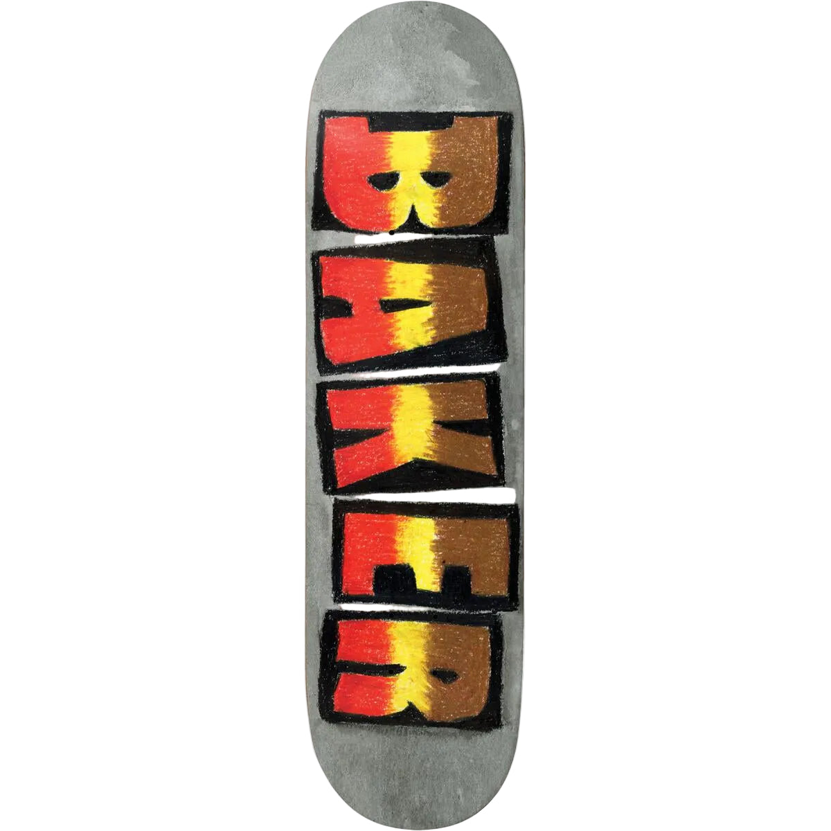 Baker T-Funk Yellow Stripe Skateboard Deck 8"
