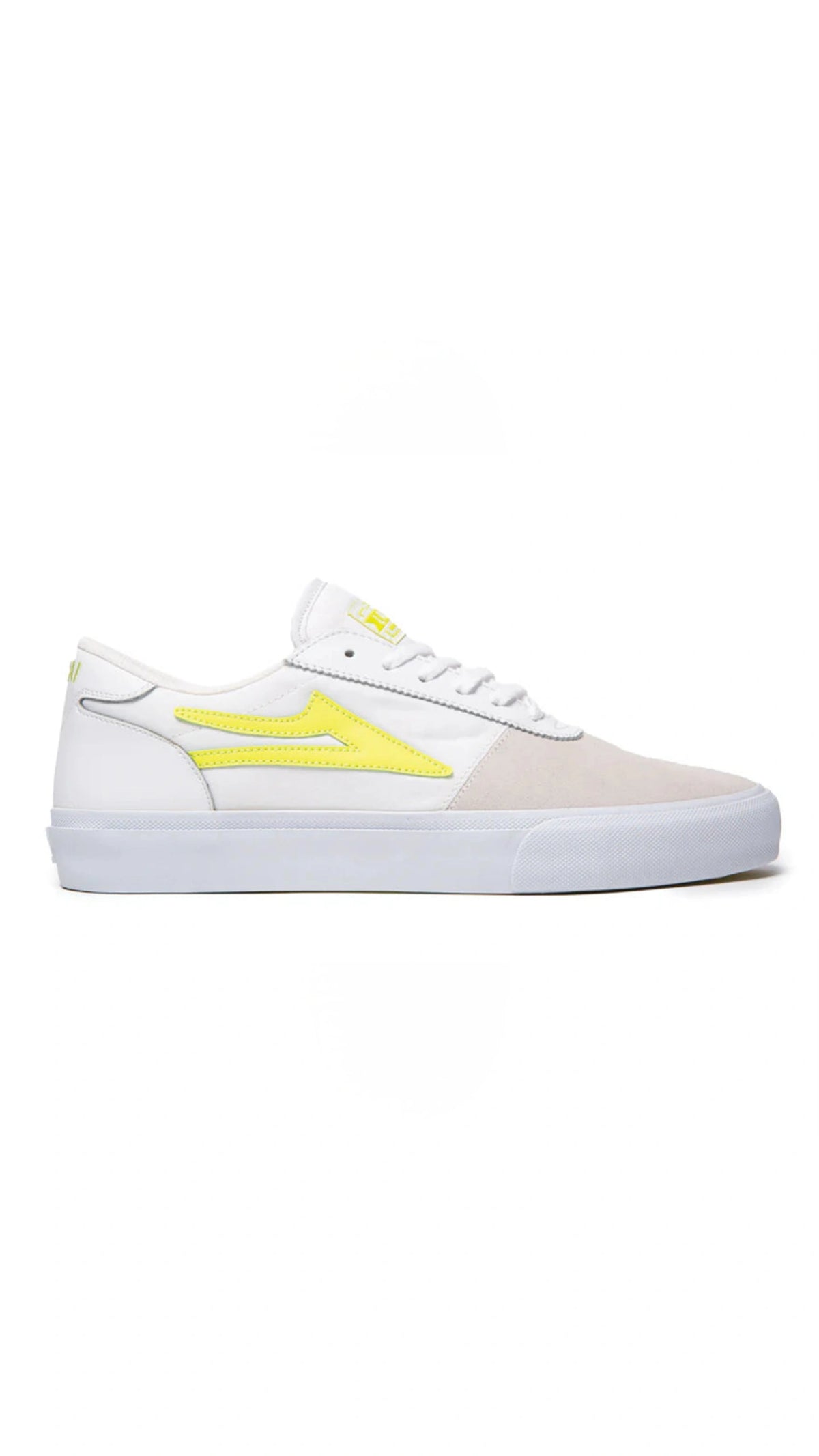 Chaussures de skate Lakai Manchester - Blanc/Fluo