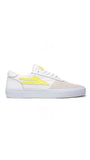 Chaussures de skate Lakai Manchester - Blanc/Fluo