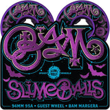 Slime Balls Bam Margera Guest Hardline 95a Purple 54MM Skateboard Wheels