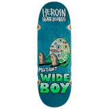 Heroin Skateboards Mutant Wide Boy Skateboard Deck 10.28"