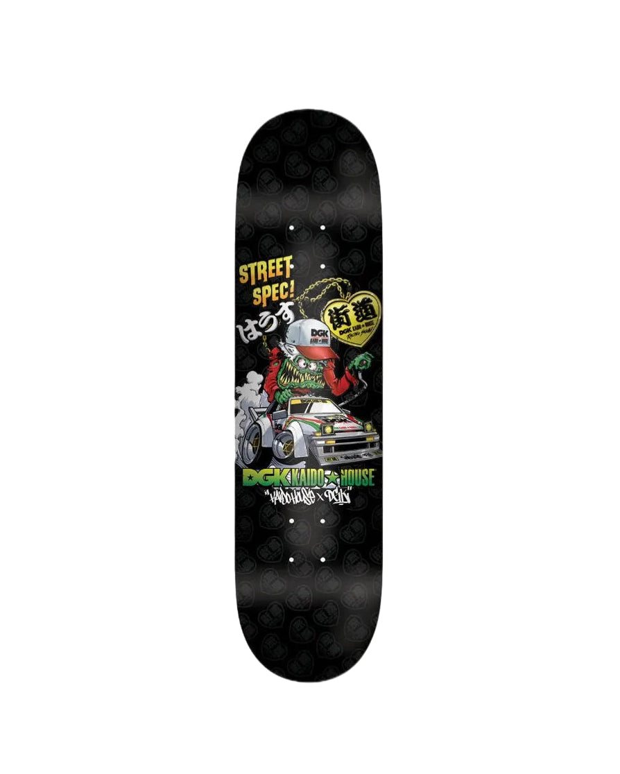 DGK x Kaido House Wide Open Embossed Skateboard Deck 8.06"