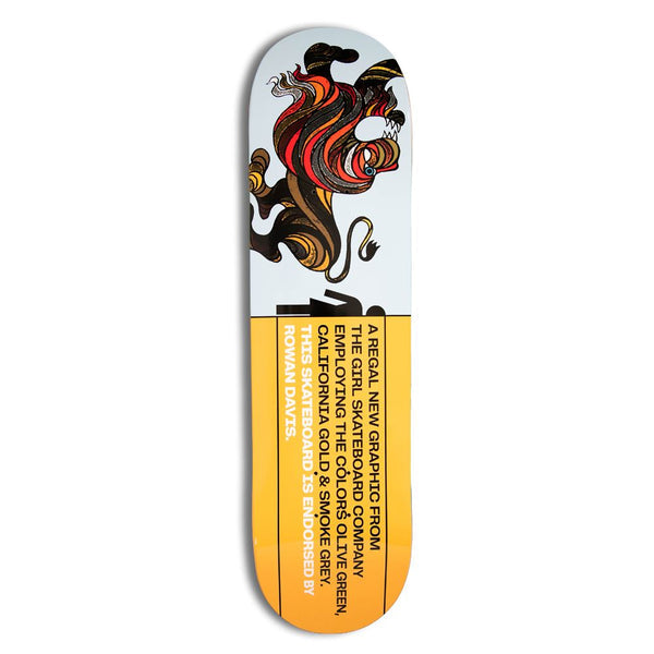 Girl Davis Follies Skateboard Deck 8.25"