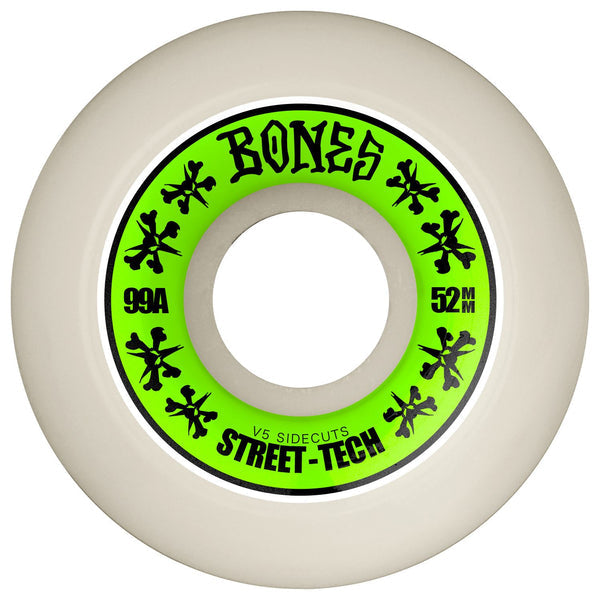 Bones Wheels STF V5 Sidecut 99A Skateboard Wheels (4Pk)