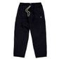 Magenta Loose Pants Black Denim