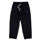 Magenta Loose Pants Black Denim