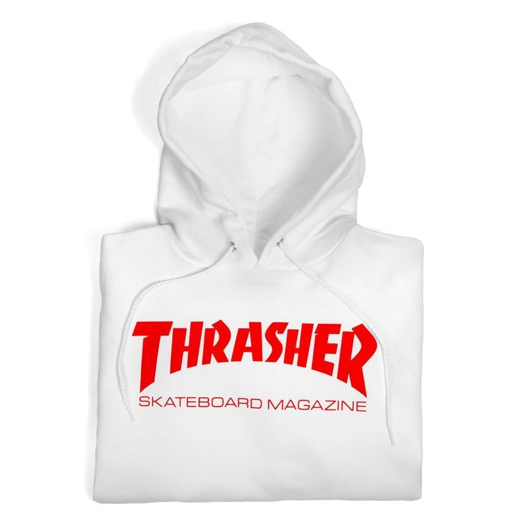 Thrasher Skate Mag Hooded Sweatshirt White/Red