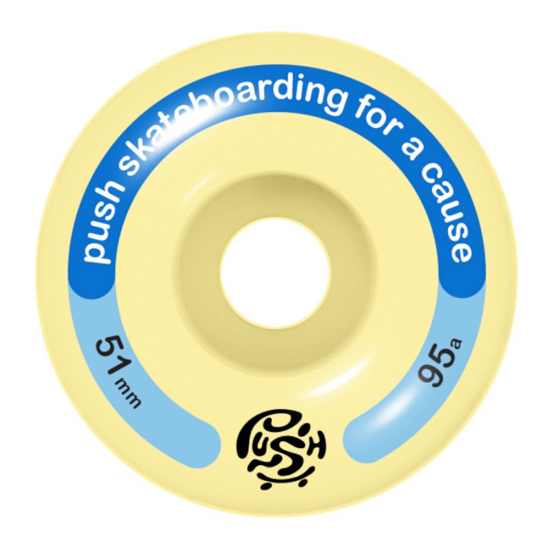Push Lil Chimp FP Incomplete Skateboard Yellow 7.25"