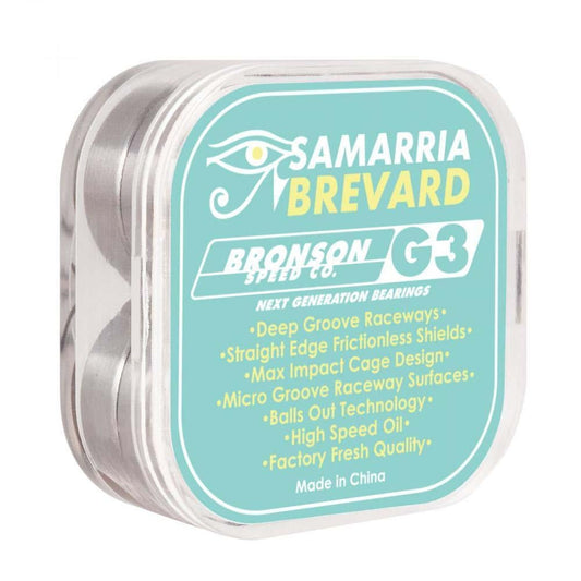 Bronson Speed Co. Brevard G3 Skateboard Bearings (8Pk)