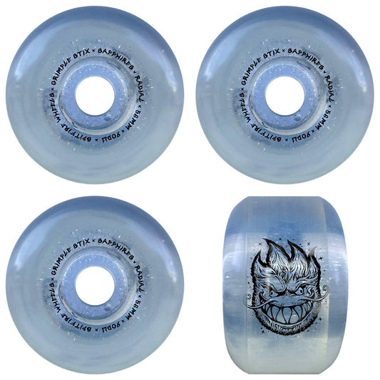 Spitfire Grimple Stix Sapphires 90A 60mm Skateboard Wheels (4Pk)