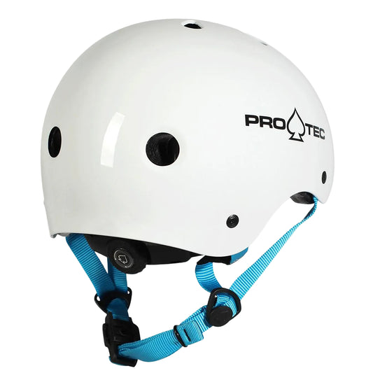Pro-Tec Helmet JR Classic Fit Gloss White YOUTH (Certified)