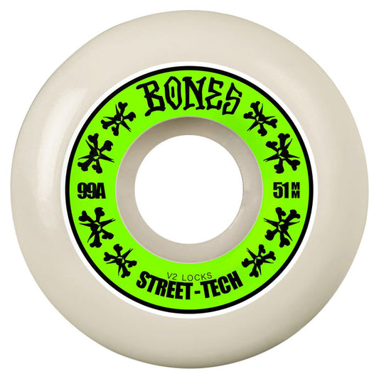 Bones Wheels STF V2 Locks 99A 51mm Skateboard Wheels (4Pk)