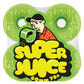 OJ Wheels Mini Super Juice Bubble Gum Green 78A 60mm Skateboard Wheels (4Pk)