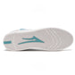 Chaussures de skate en cuir blanc Lakai Telford Low x Rob Welsh