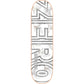 Zero Sheckler Bold Skateboard Deck 8.25"