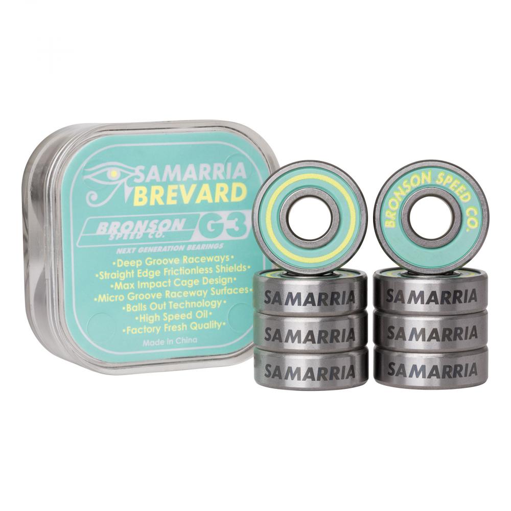 Bronson Speed Co. Brevard G3 Skateboard Bearings (8Pk)