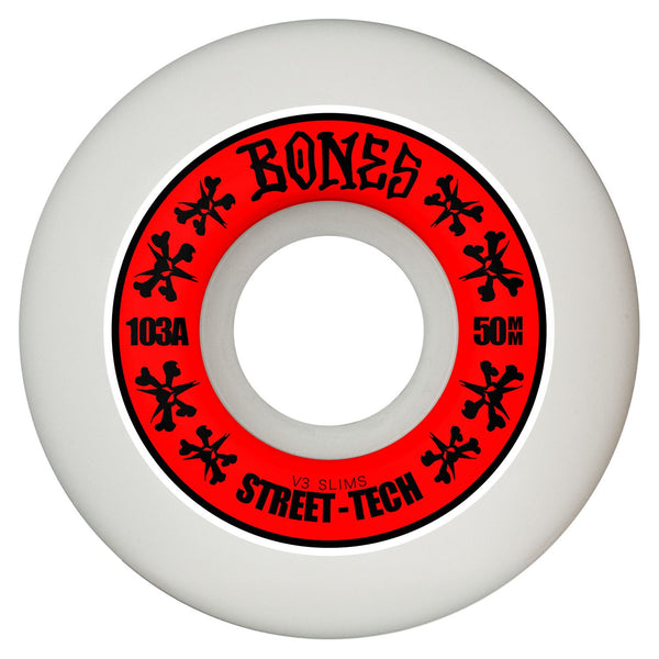 Bones Wheels STF V3 Slim 103A Skateboard Wheels (4Pk)