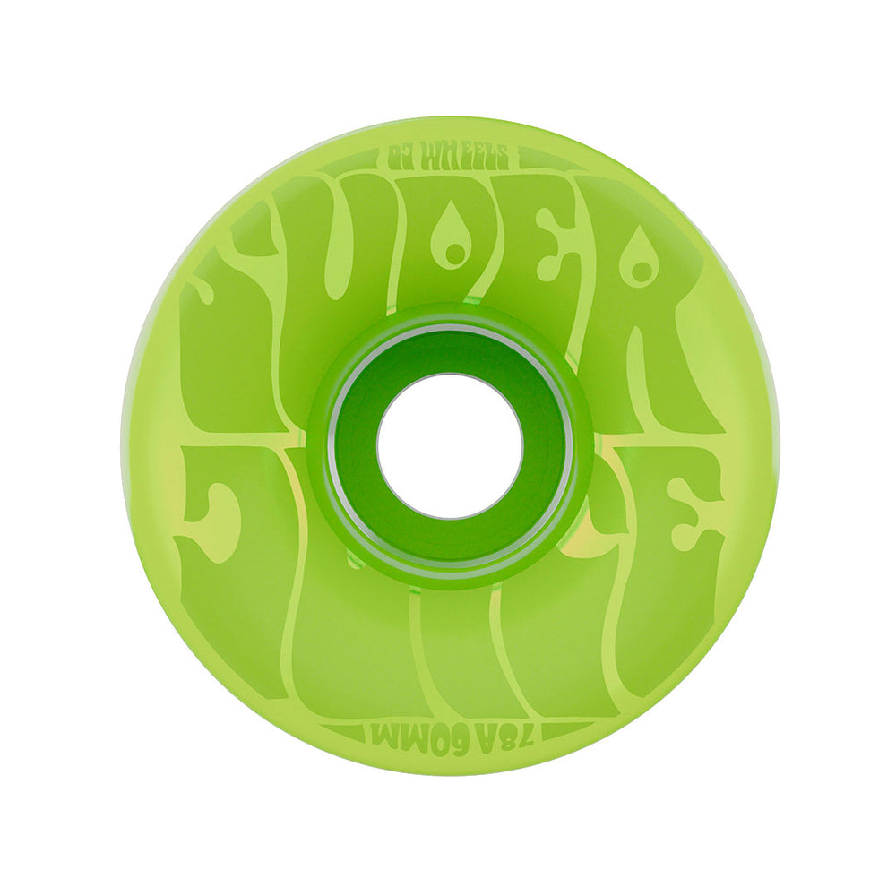 OJ Wheels Mini Super Juice Bubble Gum Green 78A 60mm Skateboard Wheels (4Pk)