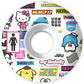 Girl Sanrio Tokyo Speed Staple 99A White Skateboard Wheels (4Pk)
