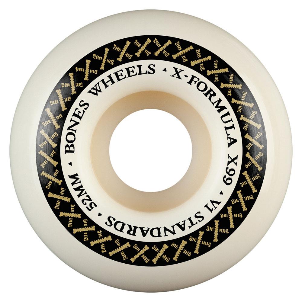 Bones Wheels X Formula V1 Standard 99A Skateboard Wheels (4Pk)