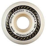 Bones Wheels X Formula V1 Standard 99A Skateboard Wheels (4Pk)