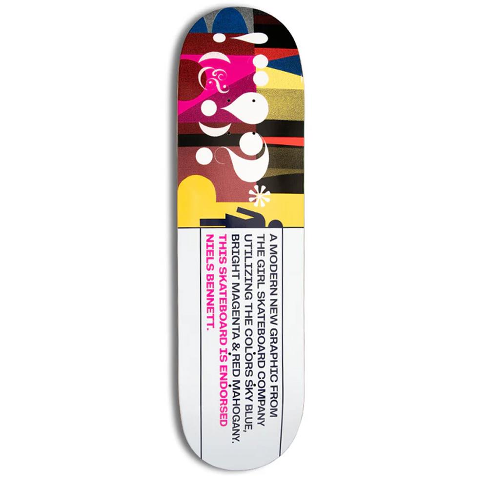 Girl Bennet Follies Skateboard Deck 8.25"