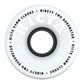 Ricta Clouds 92A Black/White Skateboard Wheels (4Pk)