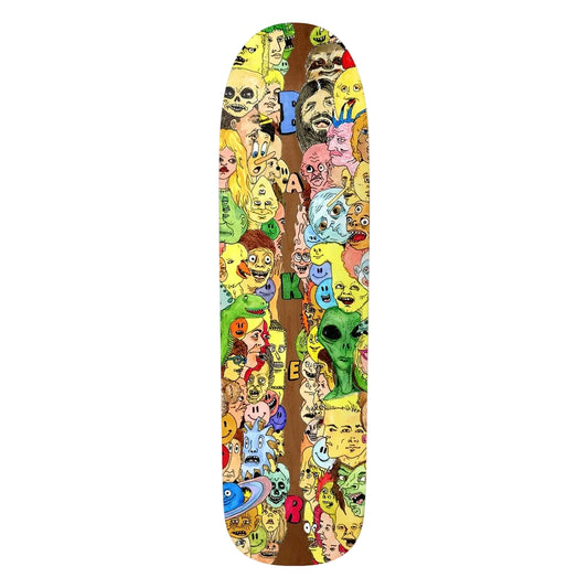 Baker Zach Allen Big Bodies Shaped Skateboard Deck 8.75"