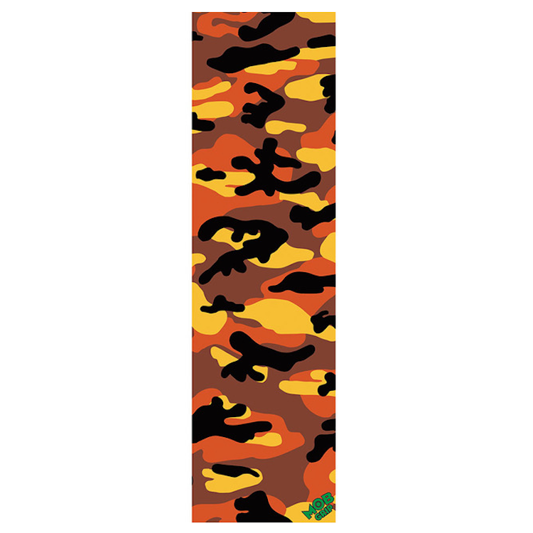 MOB Camo 9" Grip Tape Sheet - Orange