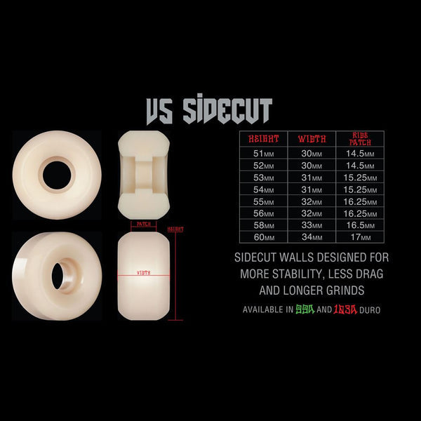 Bones Wheels STF V5 Sidecut 99A Skateboard Wheels (4Pk)
