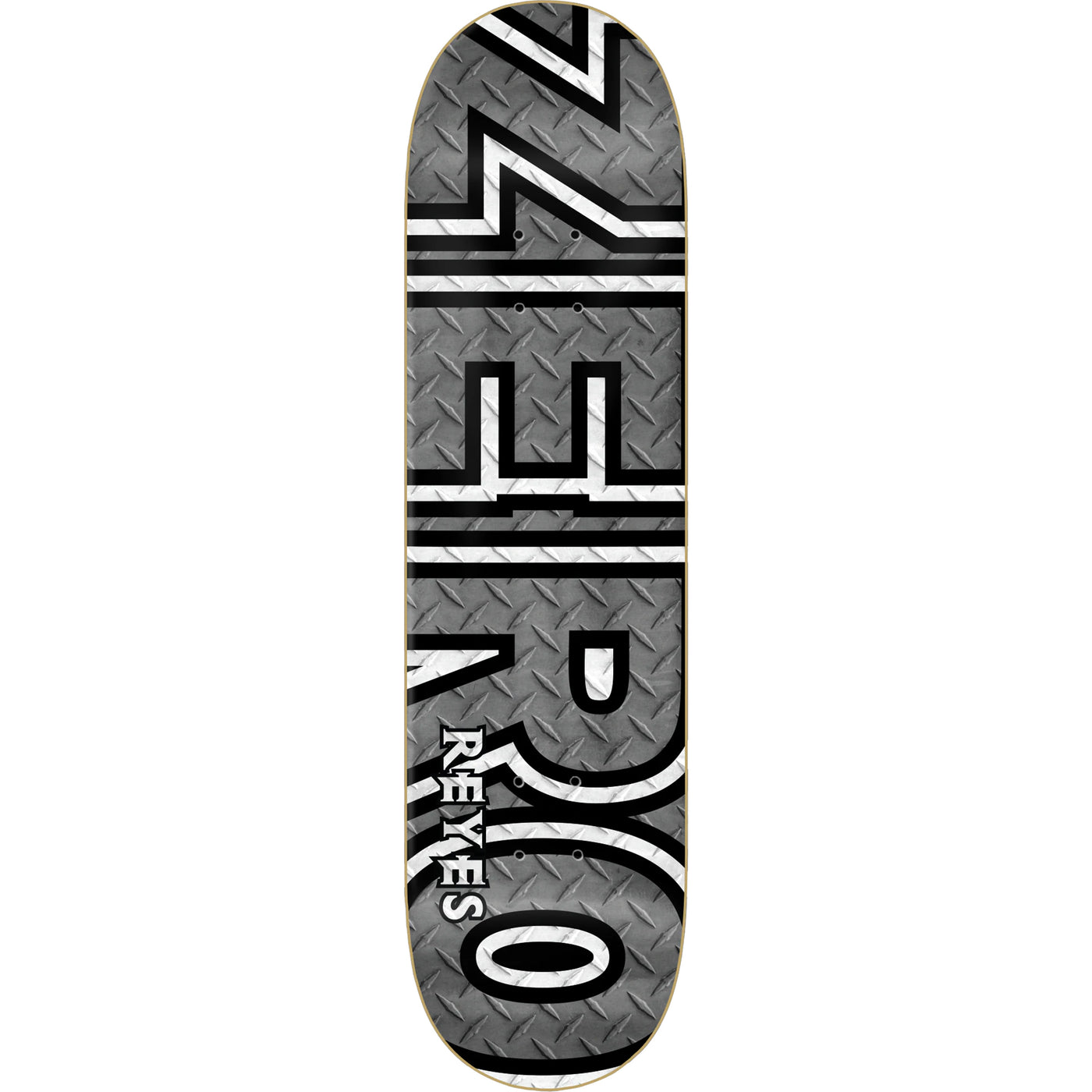 Zero Reyes Diamond Plate Skateboard Deck 8.25"