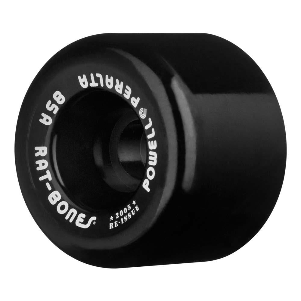 Powell Peralta Rat Bones 85A 60mm Black Skateboard Wheels (4Pk)