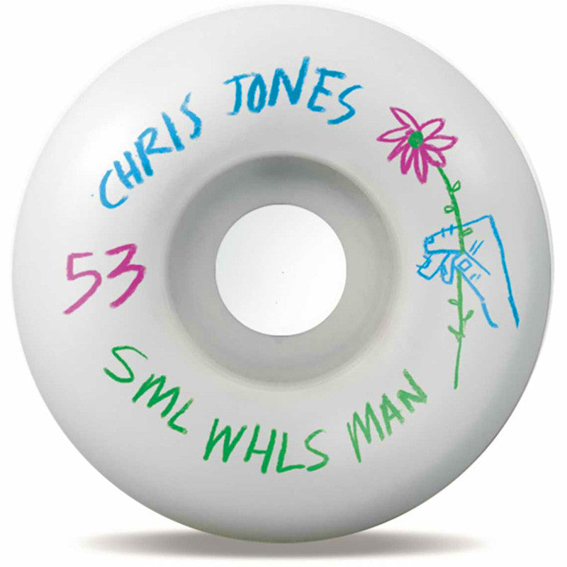 SML Wheels Chris Jones Pencil Pushers OG Wide 99A 53mm Skateboard Wheels (4Pk)