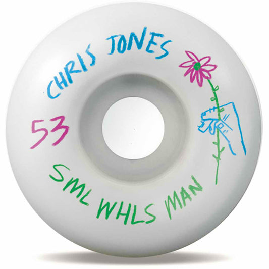 SML Wheels Chris Jones Pencil Pushers OG Wide 99A 53mm Skateboard Wheels (4Pk)