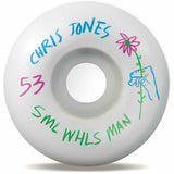 SML Wheels Chris Jones Pencil Pushers OG Wide 99A 53mm Skateboard Wheels (4Pk)