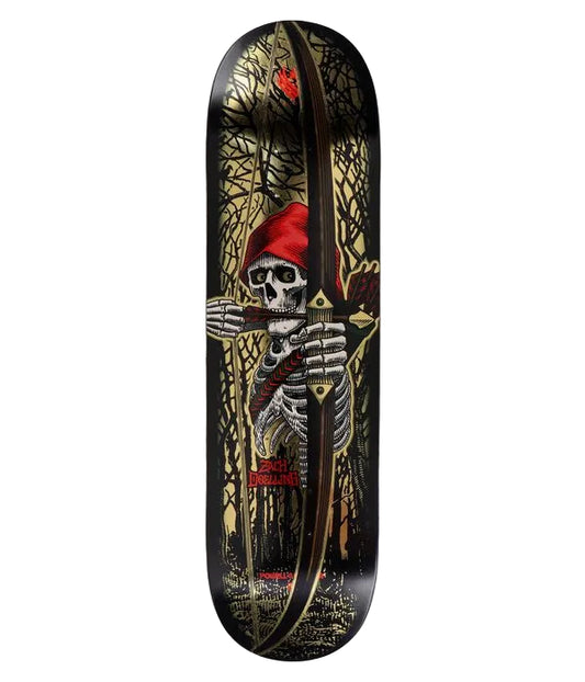Powell Peralta Pro Flight Zach Doelling Archer Skateboard Deck 8.3"