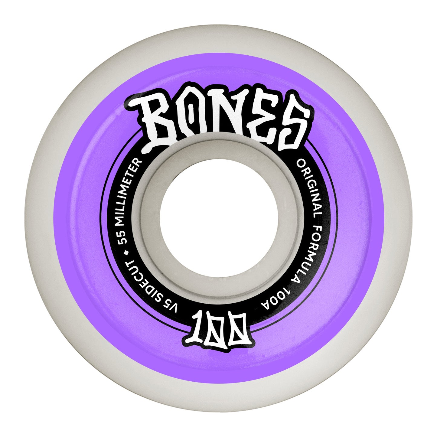 BONES™ OG Formula • Sidecuts • 55mm • 100A • V5 • White